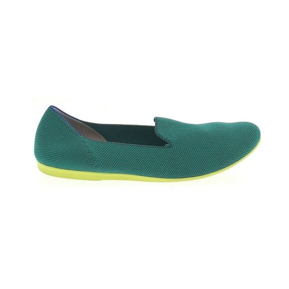 ROTHY'S The Loafer casual eco friendly everyday flats jade green Retired Size 6 - Picture 1 of 8